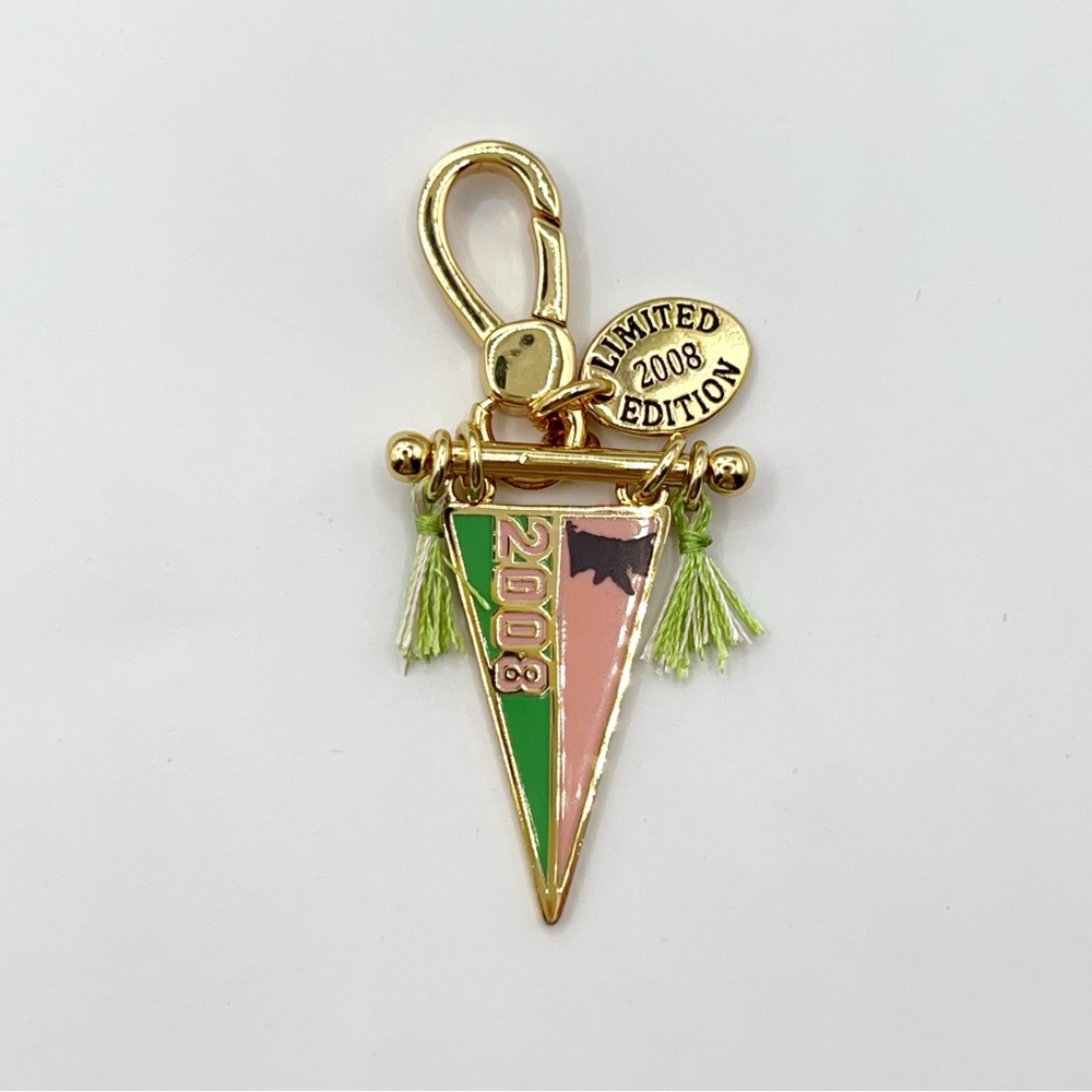 Juicy Couture green flag charm